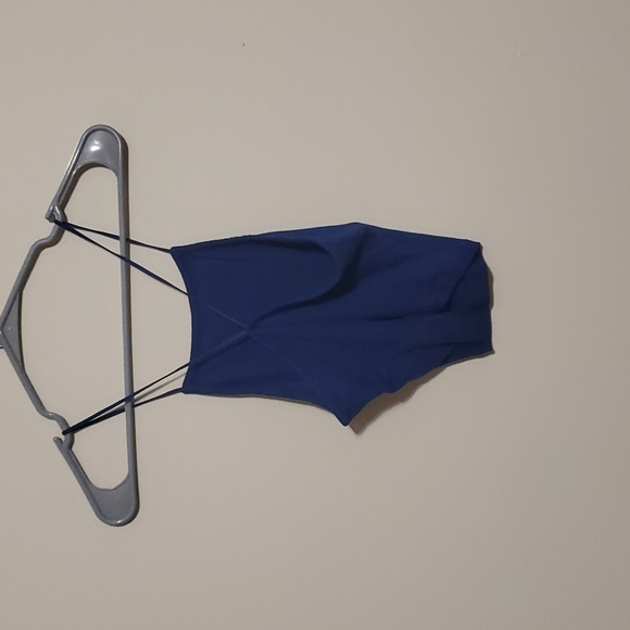 Pacsun royal blue spaghetti strap crop top - Picture 2 of 4